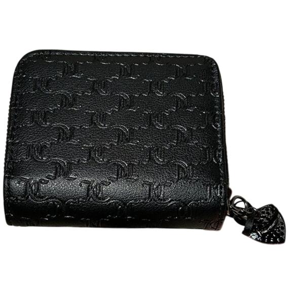Juicy Couture Women's Small Zip Around Wallet Good Times Babe Liquorice - Picture 6 of 6
